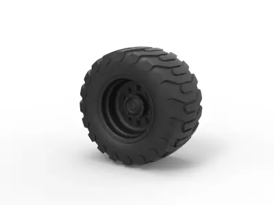  Offroad wheel 23 3D print model