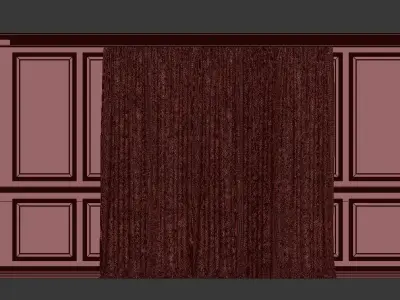Curtain Set 207 3D model