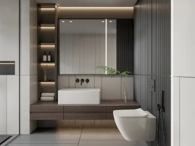 Bathroom 77 3D model