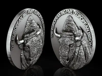 BISON BAS-RELIEF  3D model