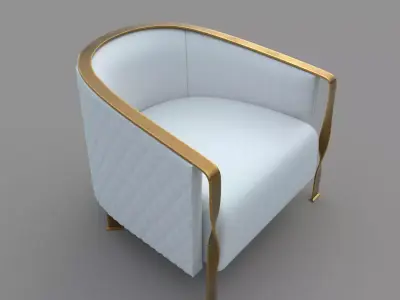 Lounge Arm Chair 3D model
