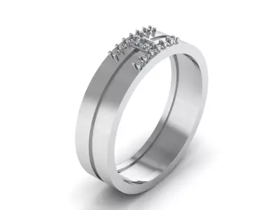 Jewelry Ring 3D print model 21