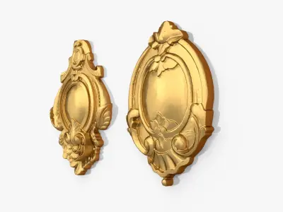 Classic decor ornament 284 3D model