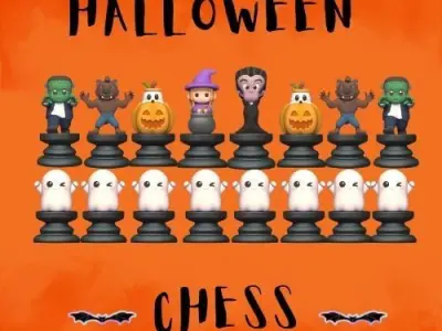 Halloween Chess 3D print model