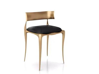 Aria Chair in Bronze by Paul Mathieu 3D model