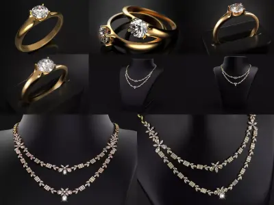 Jwellery Design 3D model