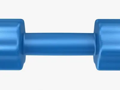 Dumbbell 6kg Low-poly 3D model