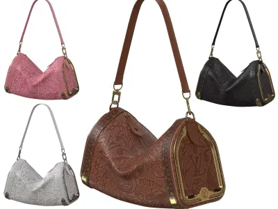 Louis Vuitton Horseshoe Speedy 30 Bag Low-poly 3D model