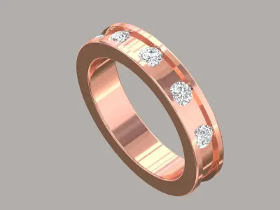  ring 3D print model 3D print model