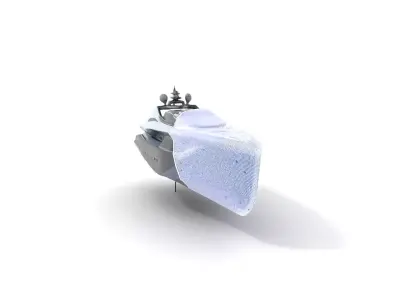 Sleek Yacht Luxury model pack Low-poly 3D model