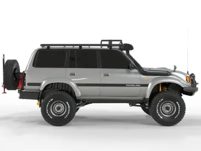 Toyota Land Cruiser Serie 80 1999  3D model