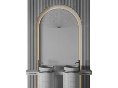 Luxury Bathroom 254 3D model