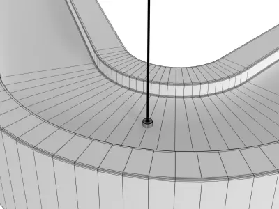 Triangular Hanging Light Free 3D model