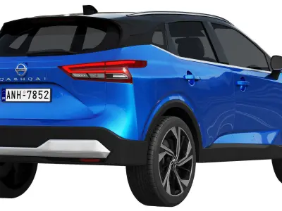 Nissan Qashqai 2022 3D model