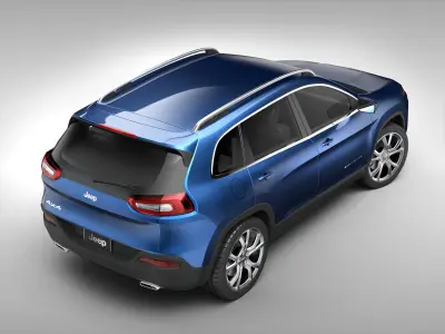 Jeep Cherokee 2014 3D model