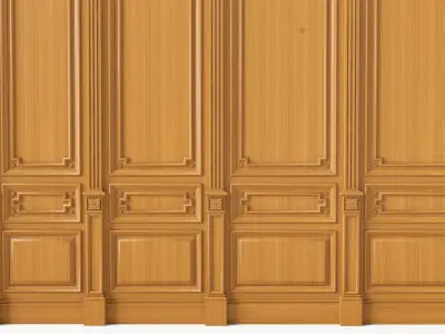 Wooden panel 03 03 3D model