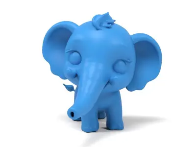 Little elephant 3D print model purchase
