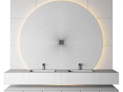 Luxury Bathroom 82 3D model