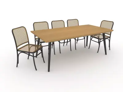 Dining Set 7 3D model