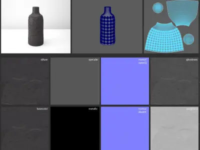 Deko Vase Bella 3D model