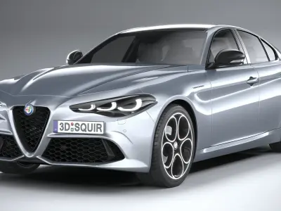 Alfa Romeo Giulia 2023 3D model