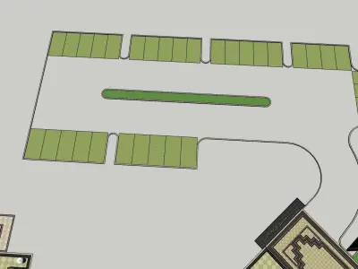 entrance water fountain 3D model