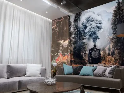 Living room interior 18kv-m 3D model