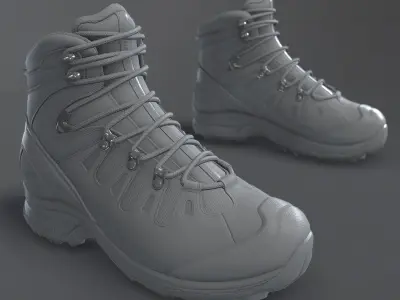 Hiking Boot High Quality  Low-poly 3D model