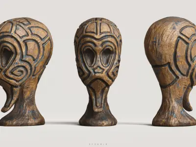 3D Printable Statue Model 3D model
