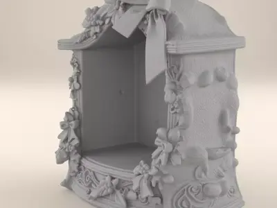 Holy Family Nativity Scene Christmas 3D Print STL 3D print model