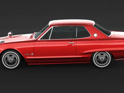 Nissan Skyline 2000 GT-X 3D model