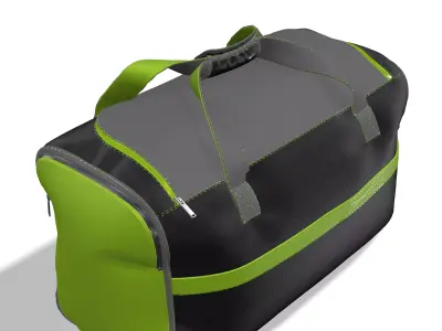 Sport Gym Bag Low-poly 3D model