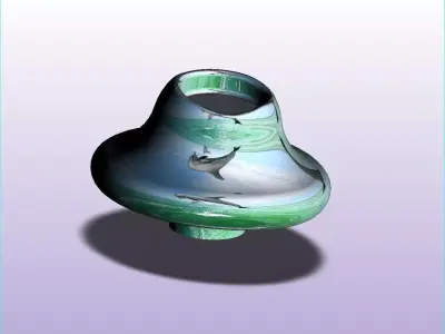 Mushroom candle holder Free 3D print model