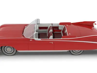Cadillac Eldorado Biarritz 1959 Low-poly 3D model