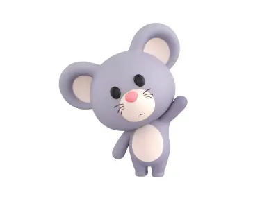 Character324 Rigged Mouse 3D model