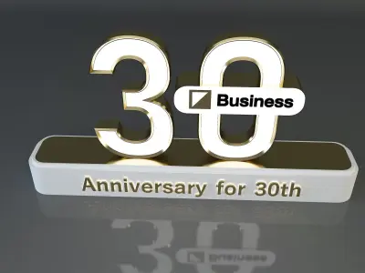 30 years anniversary 3d model a661b 3D model