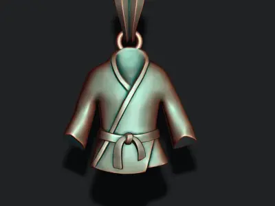 Kimono pendant 3D print model