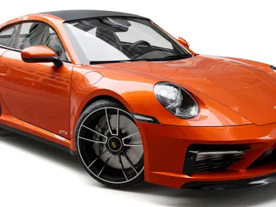 porsche 911 carrera 4 gts 2022 3D model