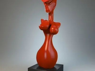 Nude Sculpture 3D model