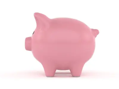 Ceramic Piggy Bank 3D model