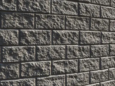 Stone brick 3D model