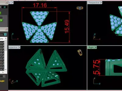 Pendant Gold Diamond 3D print model