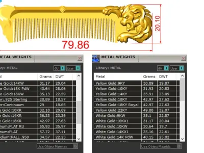 Hairbrush Lion 3D print model