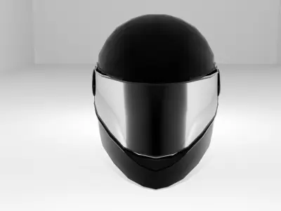 helmet Low-poly 3D model