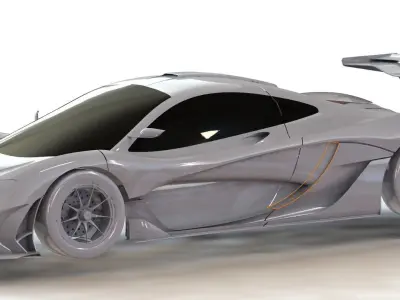 P1 GTR 3D model