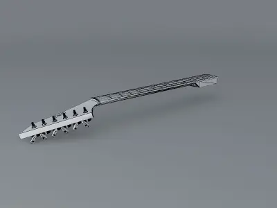 Guitar neck Free 3D model