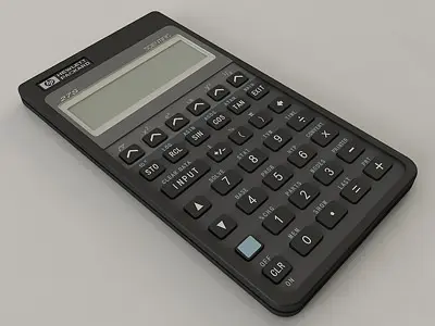 HP-27S Calculator 3D model