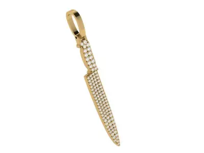 Knife Pendant 3986 3D print model