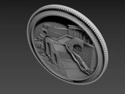 Jerusalem Second Tample Relief 3D model