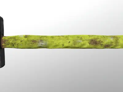 Old Hammer - 4K PBR - UE4 UE5 Game-Ready Asset Low-poly 3D model